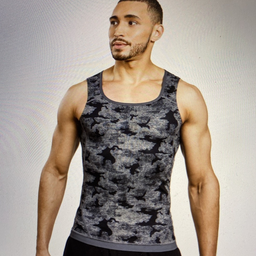 Sweat Shaper Men's‎ Athletic Tank Sauna Tank Compression Tank SWEAT L/XL NWOT - Picture 4 of 9